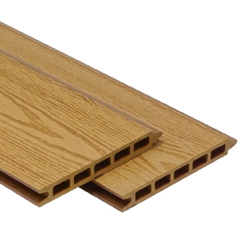 CFB Composite Fence 2m - Woodgrain Golden