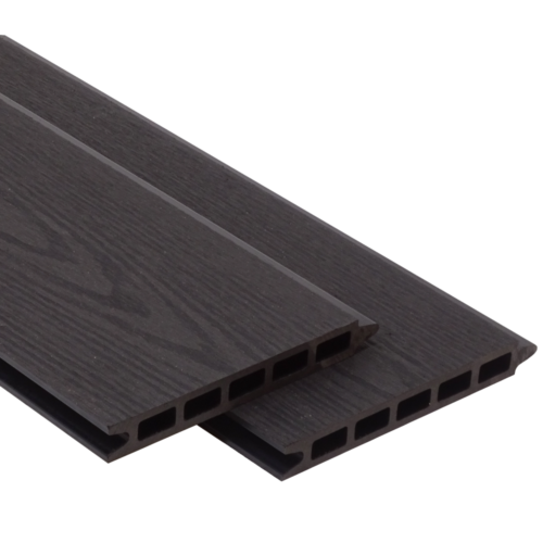 CFB Composite Fence 2m - Woodgrain Black