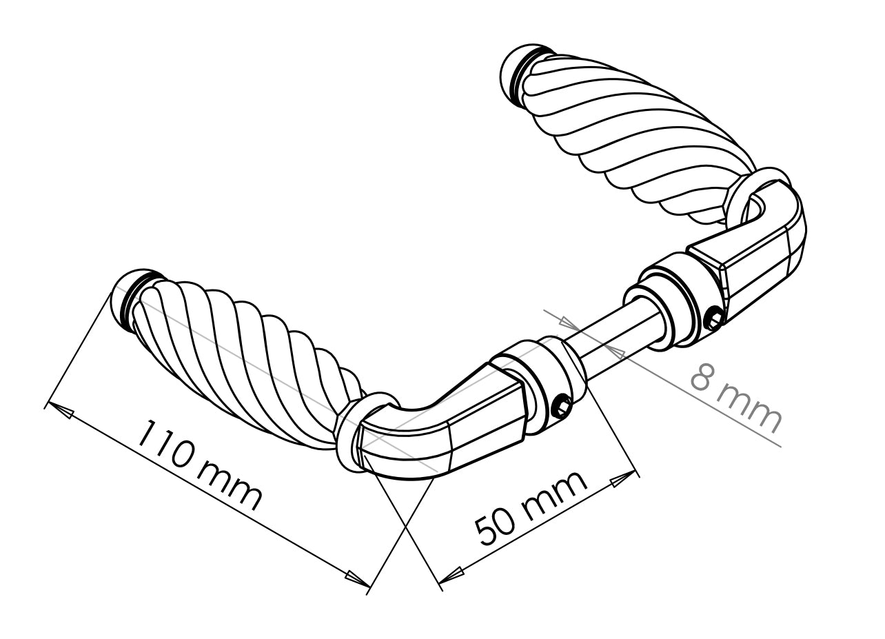 Black traditional handle - ASD Trade Direct
