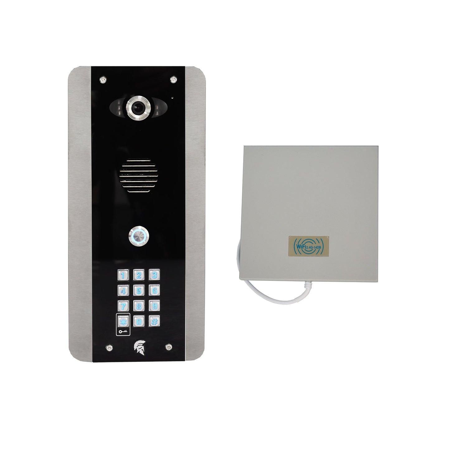 AES: IP Video in Flush Black Keypad Modular - ASD Trade Direct