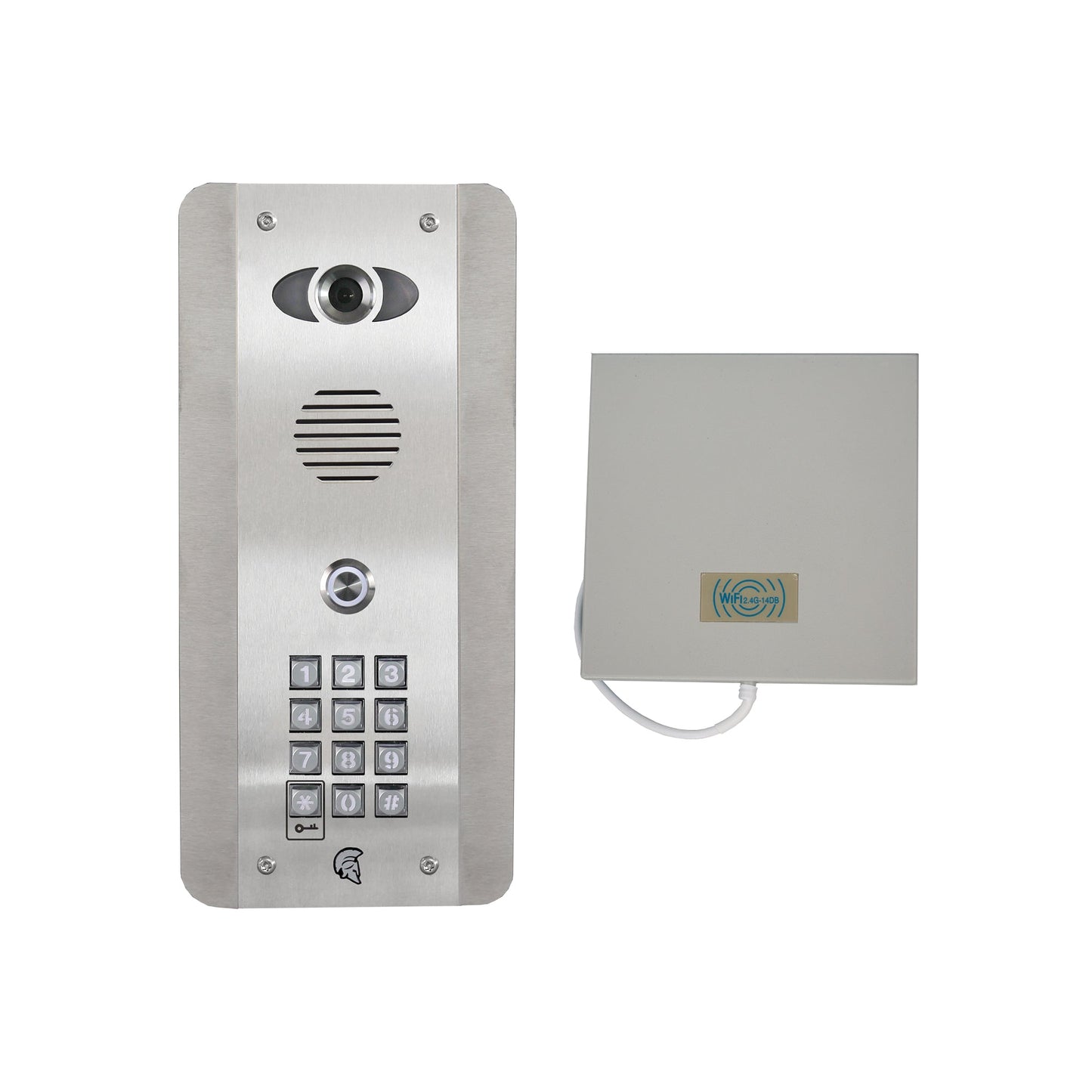 AES: IP Video in Flush Steel Keypad Modular - ASD Trade Direct