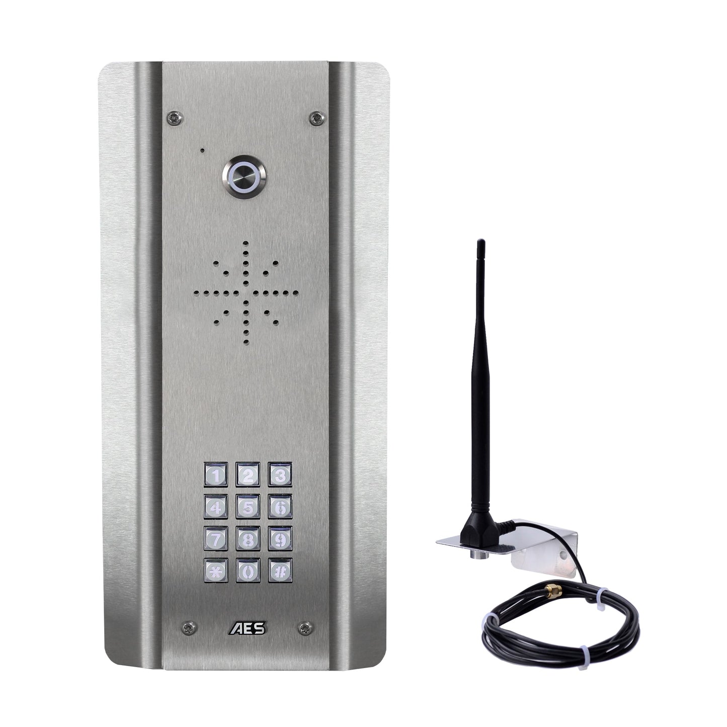 AES: Cellular Prime in Architectural Steel Keypad - ASD Trade Direct