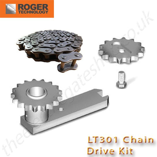 Roger LT301: 180 degree opening chain drive kit for underground - ASD Trade Direct