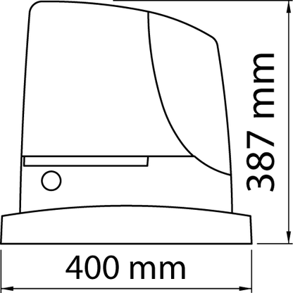 Nice Robus 1200 Hi-Speed Kit: 24V HS Sliding gate kit for gates up to 1200Kg - ASD Trade Direct